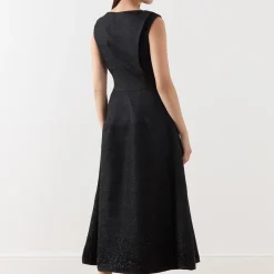 Fashion STINE GOYA Embellished Jacquard Dress