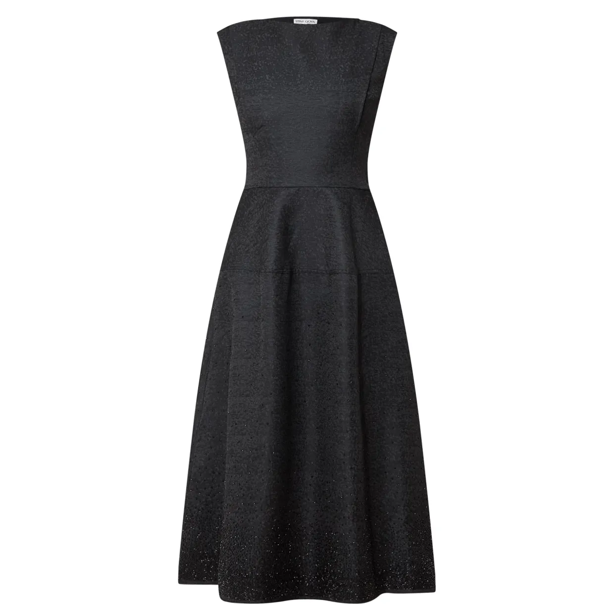 Embellished Jacquard Dress