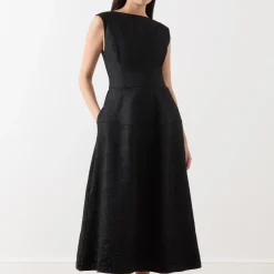 Embellished Jacquard Dress