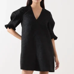 Sale STINE GOYA Embellished Jacquard Mini Dress