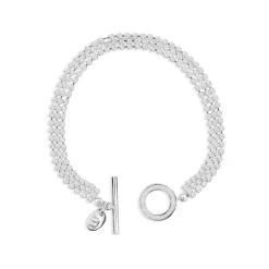 Embellished Triple Strand Bracelet