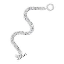 Embellished Triple Strand Bracelet