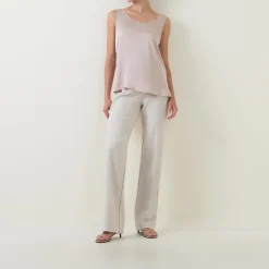 Outlet JOSEPH RIBKOFF Embellished-Trim Tank Top