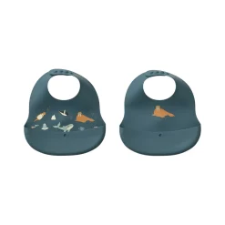 Ember Printed Bib Two-Piece Set