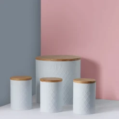 Best TYPHOON Embossed White Bread Bin