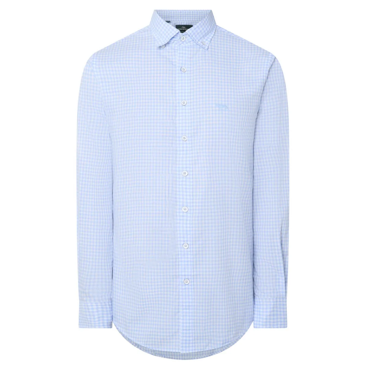 Embroidered Logo Check Oxford Shirt