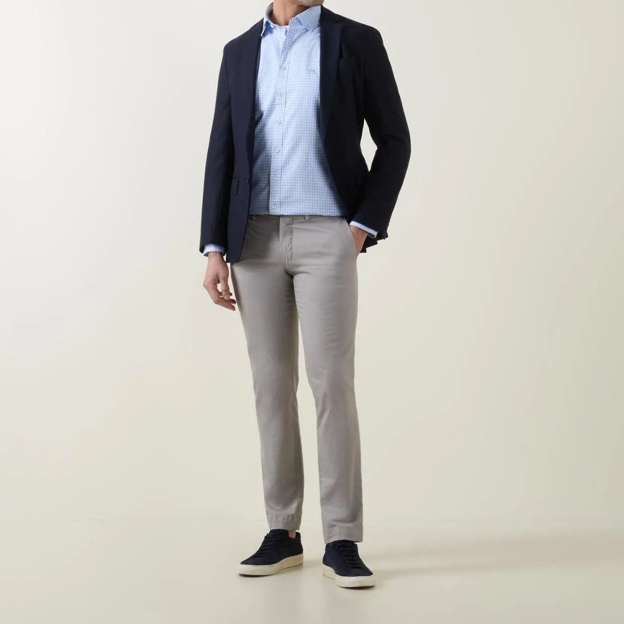 Embroidered Logo Check Oxford Shirt