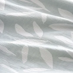 Emile Jacquard Leaf Duvet Set Green