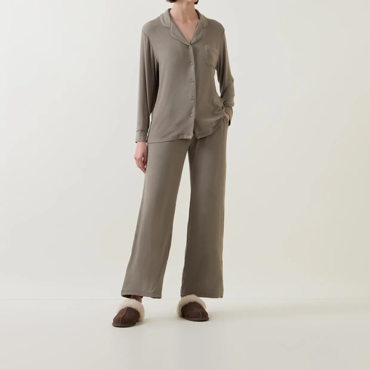 Emilia Ribbed Pyjama Set