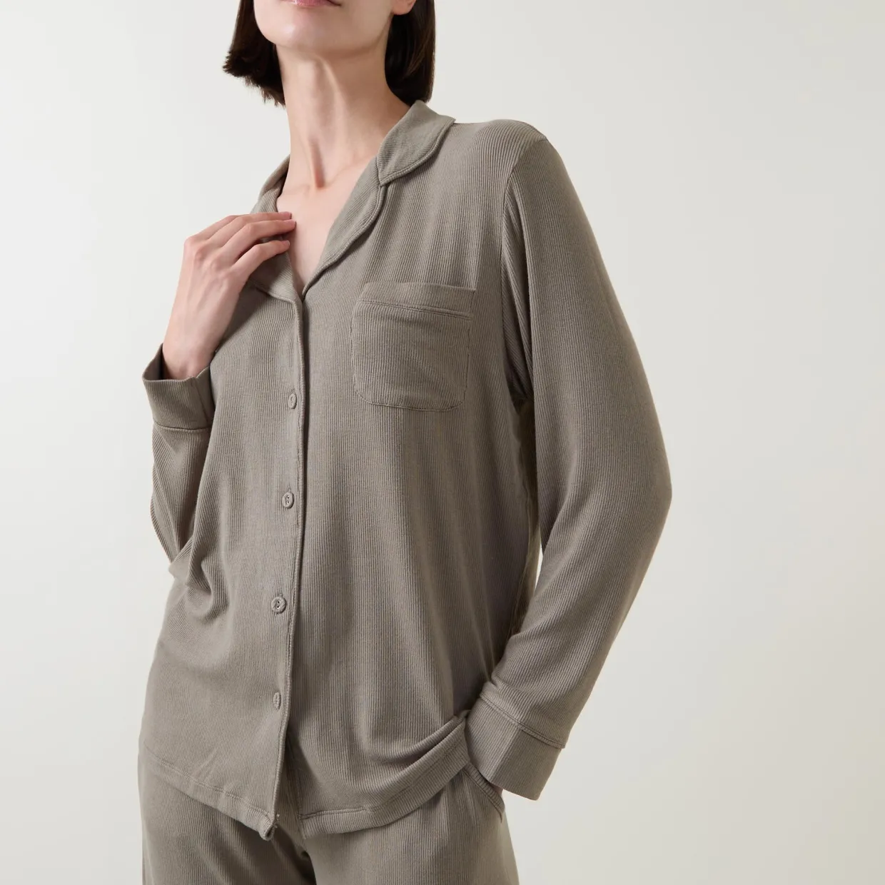 Emilia Ribbed Pyjama Set