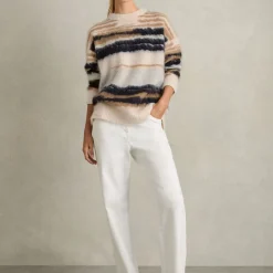 Discount REISS Emily Striped Sweater
