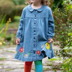 Sale FRUGI Emma Floral Denim Dress
