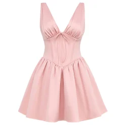 Fashion HOUSE OF CB Emmeliette Flared Mini Dress