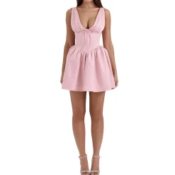 Fashion HOUSE OF CB Emmeliette Flared Mini Dress