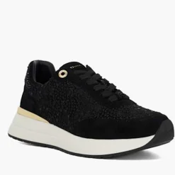 Emotion Leather Wedge Trainers