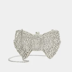 Enchant Embellished Bow Clutch