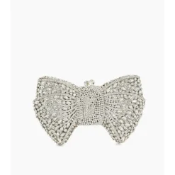 Enchant Embellished Bow Clutch
