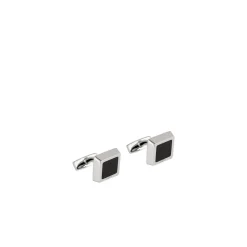 Hot BOSS Engraved Logo Square Cufflinks