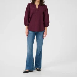 Fashion KAFFE Enya Patterned Blouse