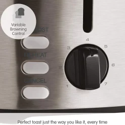 Equip 2 Slice Stainless Steel Toaster