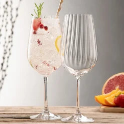 Discount GALWAY CRYSTAL Erne Spritz Goblet Pair