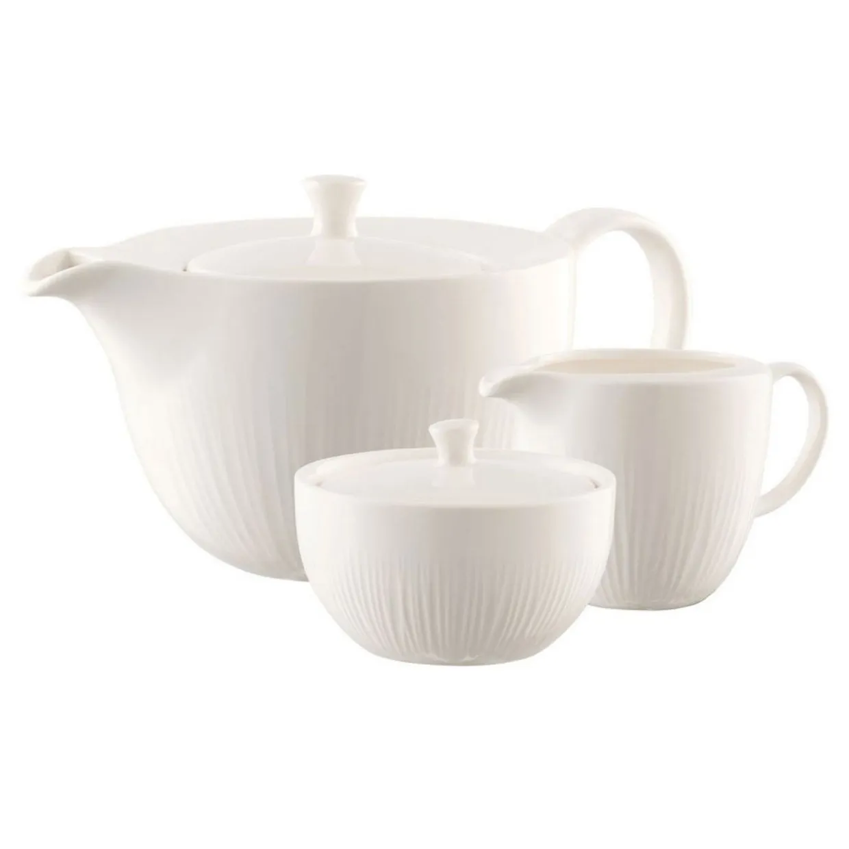 Erne Teaset - Teapot, Cream & Sugar
