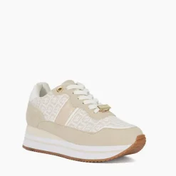Best DUNE LONDON Escapade Monogram Flatform Trainers