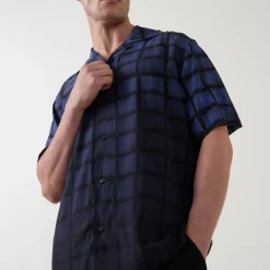 Outlet HUGO Espino Gradient Camp Shirt