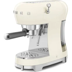 Espresso Coffee Machine in Cream