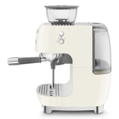Espresso Coffee Machine with Grinder Cream
