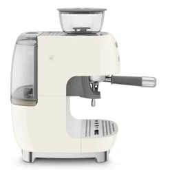 Espresso Coffee Machine with Grinder Cream