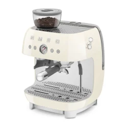 Espresso Coffee Machine with Grinder Cream