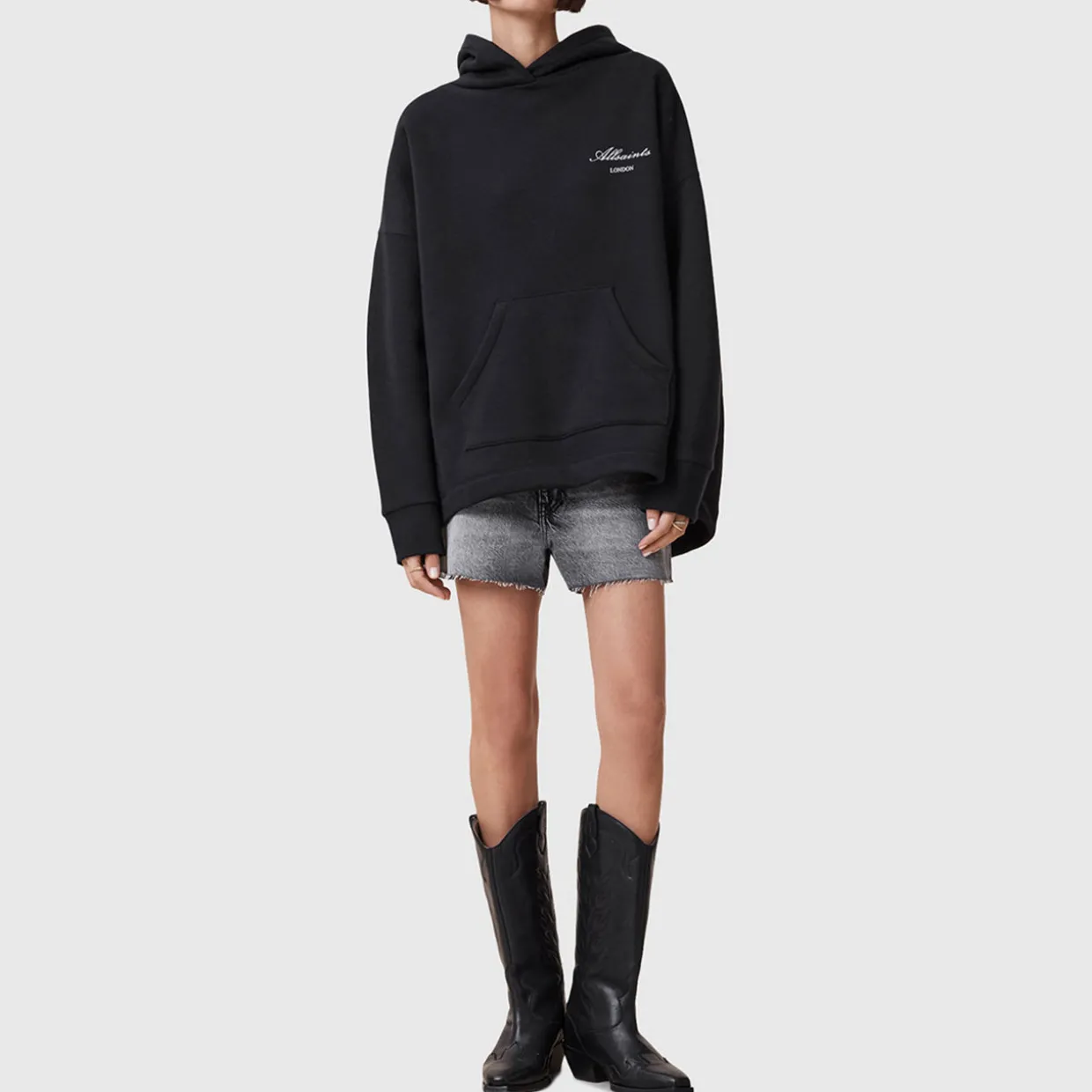 Etienne Shkull Logo Oversized Hoodie