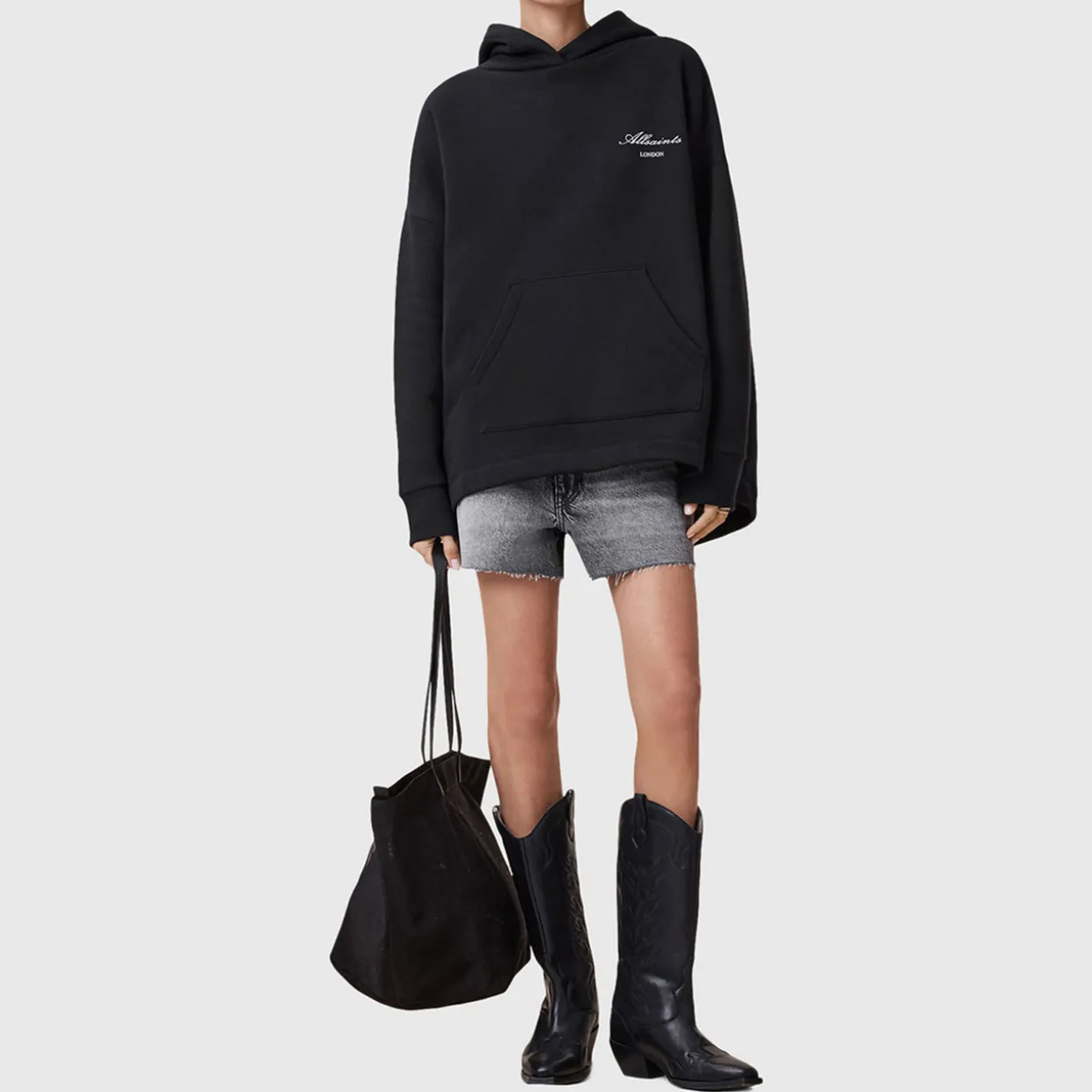 Etienne Shkull Logo Oversized Hoodie