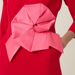 New CAROLINE KILKENNY Everly Flower Appliqué Pencil Dress