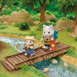 Exciting Exploration Latte Cat Brother & Baby Set