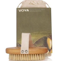 Outlet VOYA Exfoliating Body Brush & Cotton Pouch