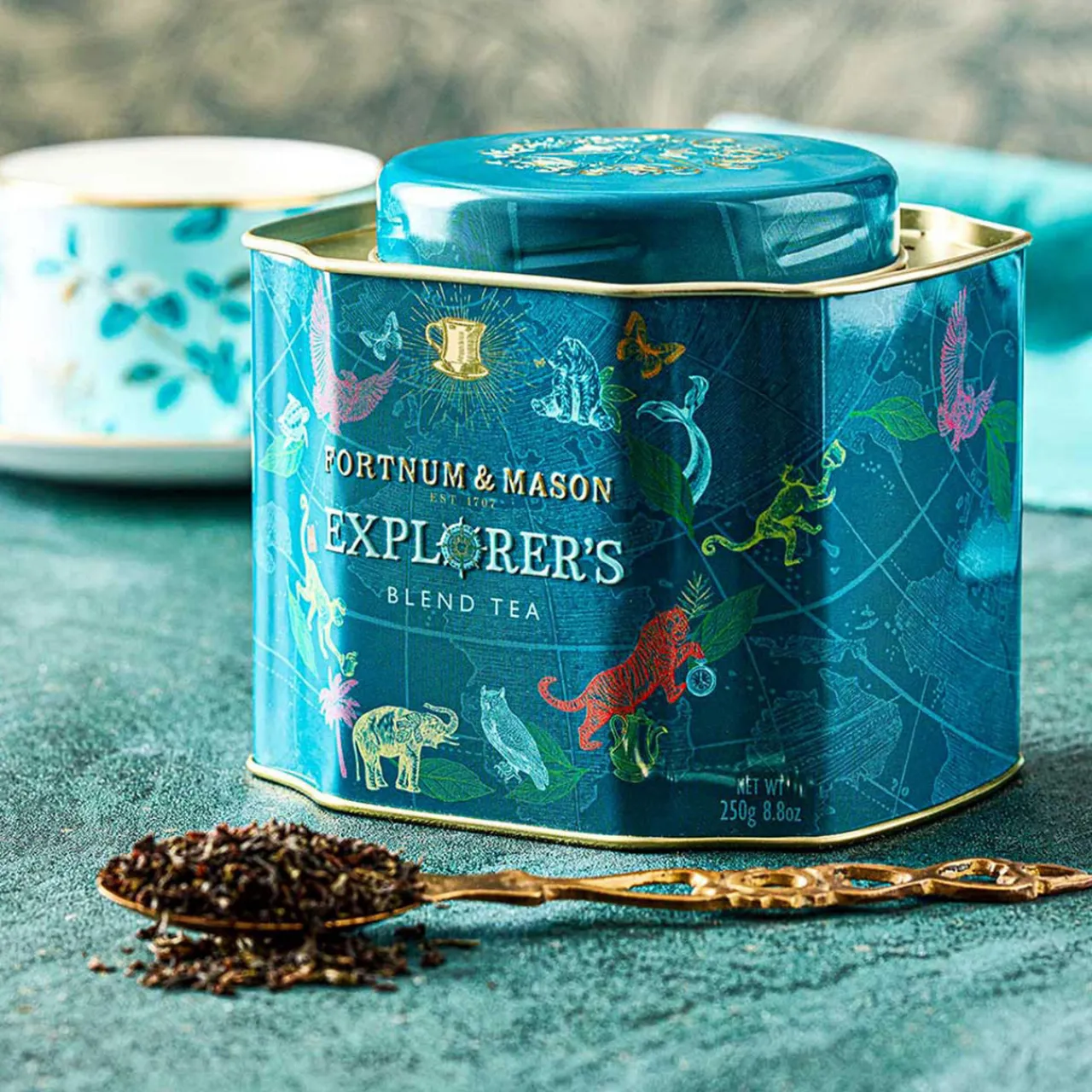 Clearance FORTNUM & MASON Explorer's Blend Caddy 250g