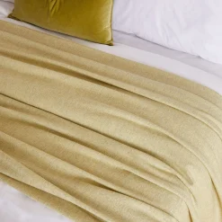 Outlet FOXFORD Extra Large Lambswool Throw Citrus