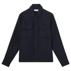 Clearance REISS Eze Twin Pocket Linen Overshirt