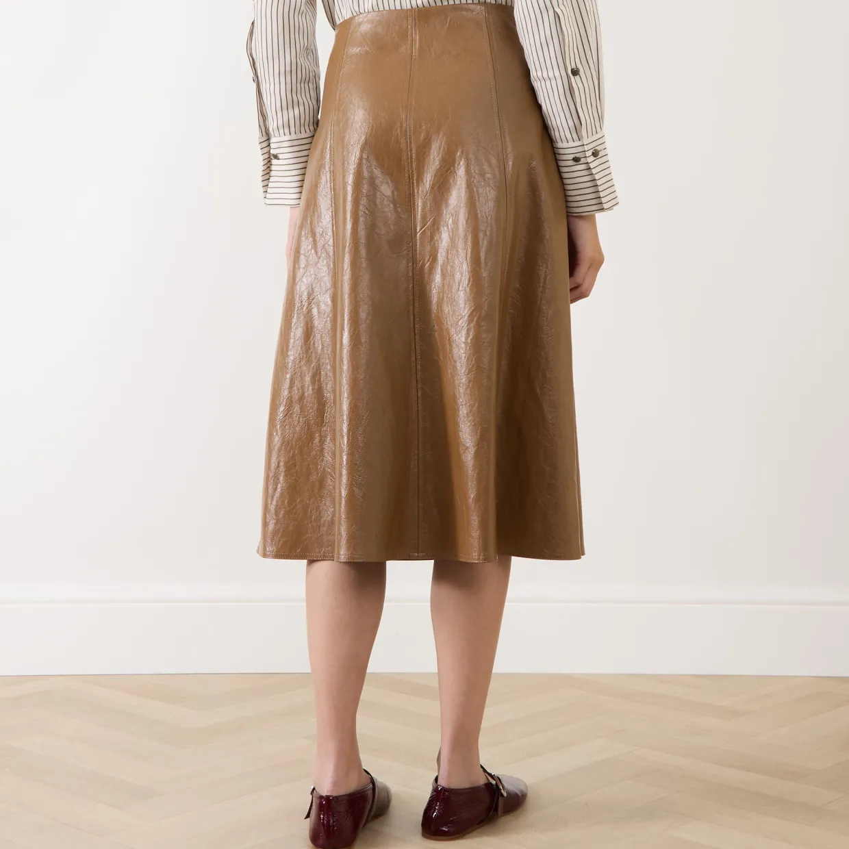 Falange Coated Skirt