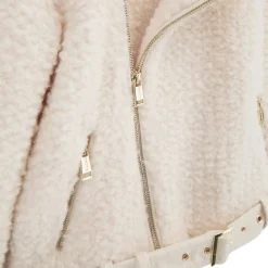 Faux Fur Belted Jacket