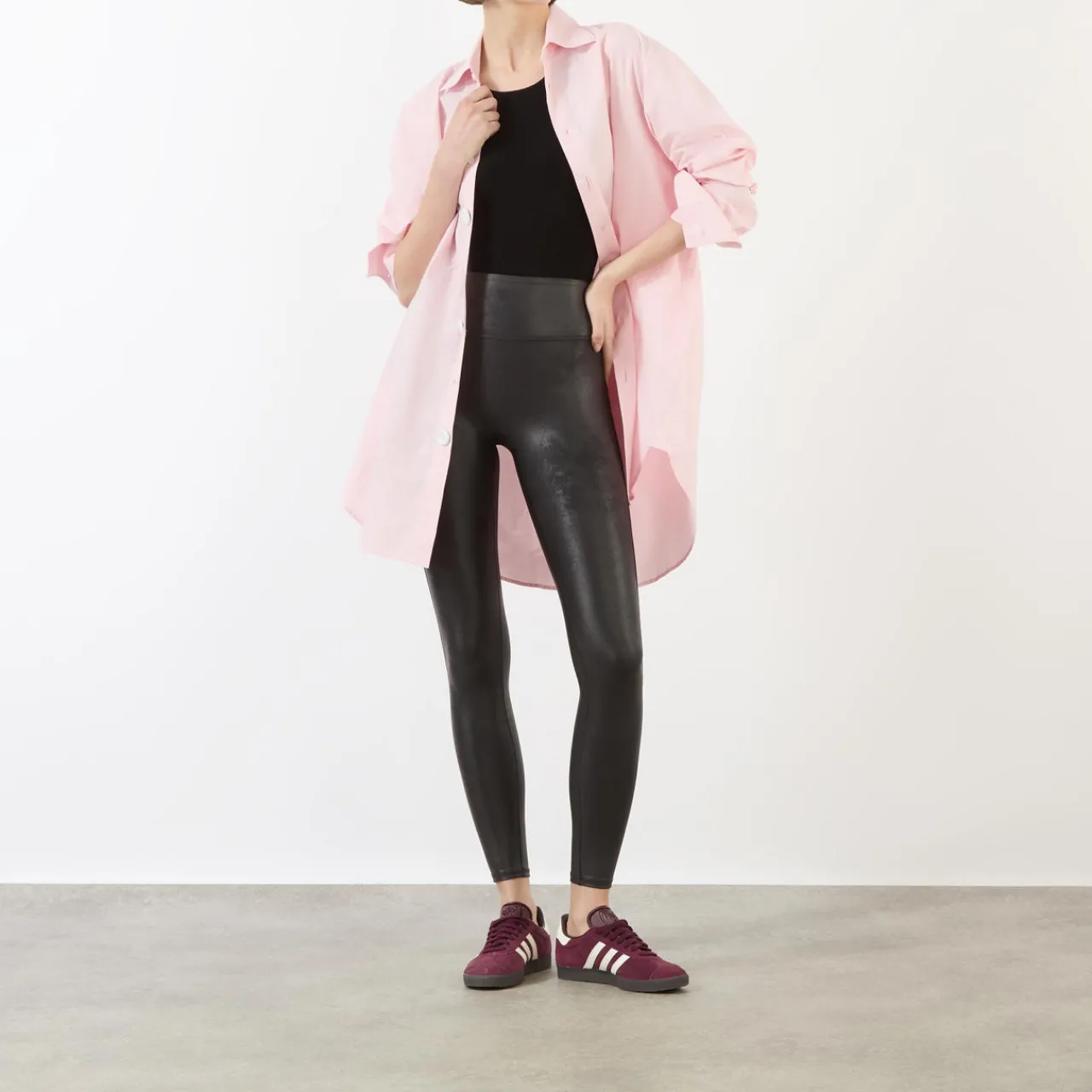 Fashion SPANX Faux Leather Leggings Petite