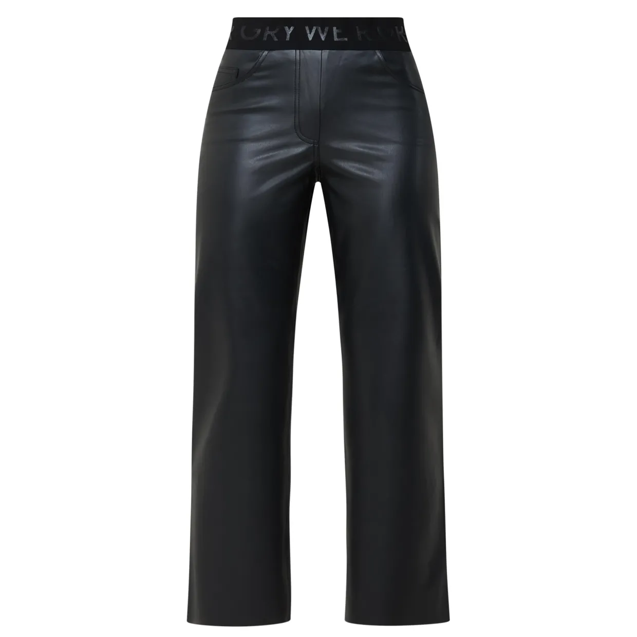 Faux Leather Trousers