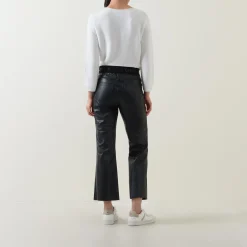 Faux Leather Trousers