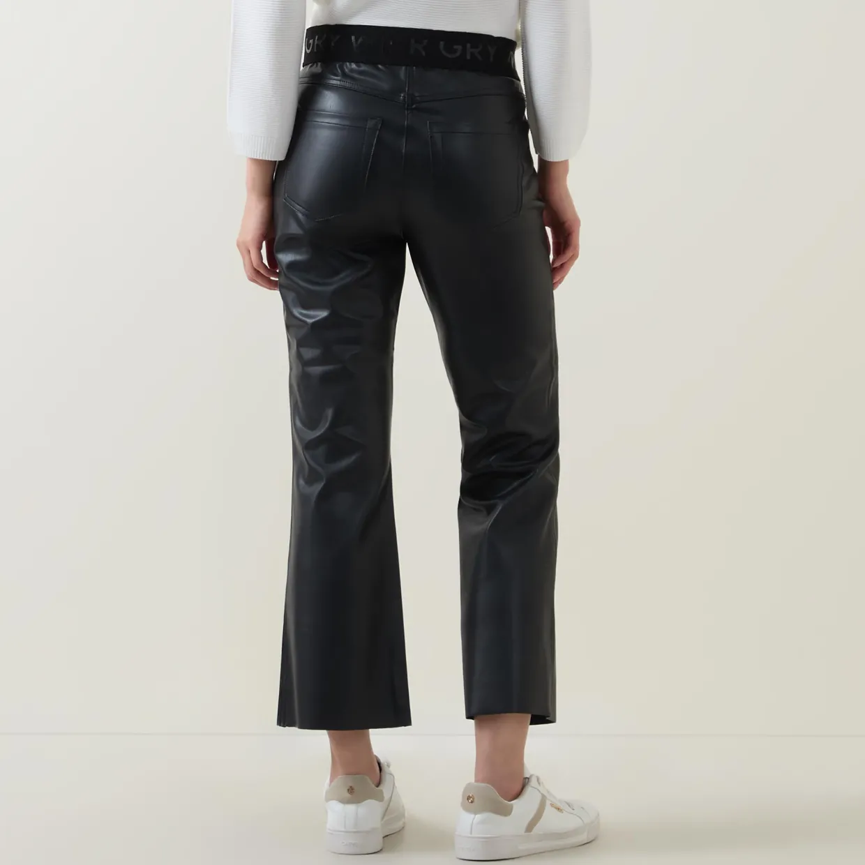 Faux Leather Trousers