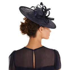 Feather-Detailed Disc Fascinator