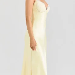 Sale HOUSE OF CB Felicity Satin Bias Cut Dress