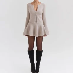 Fern Flounce Mini Skirt