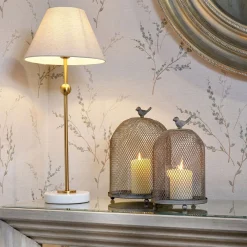 New MINDY BROWNES Fia Marble Base Table Lamp